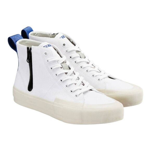Terra Canvas High Full Cap - White/Off White/Obra Blue Sz US M7.5 Eu 40.5 - Picture 1 of 9